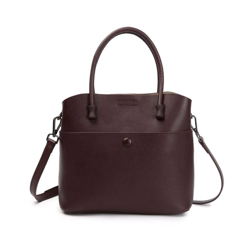 Damenhandtaschen aus Rindsleder, Umhängetaschen für Damen, Modische Großraum-Eimertaschen aus weichem Leder mit großem Fassungsvermögen von Joom DACH