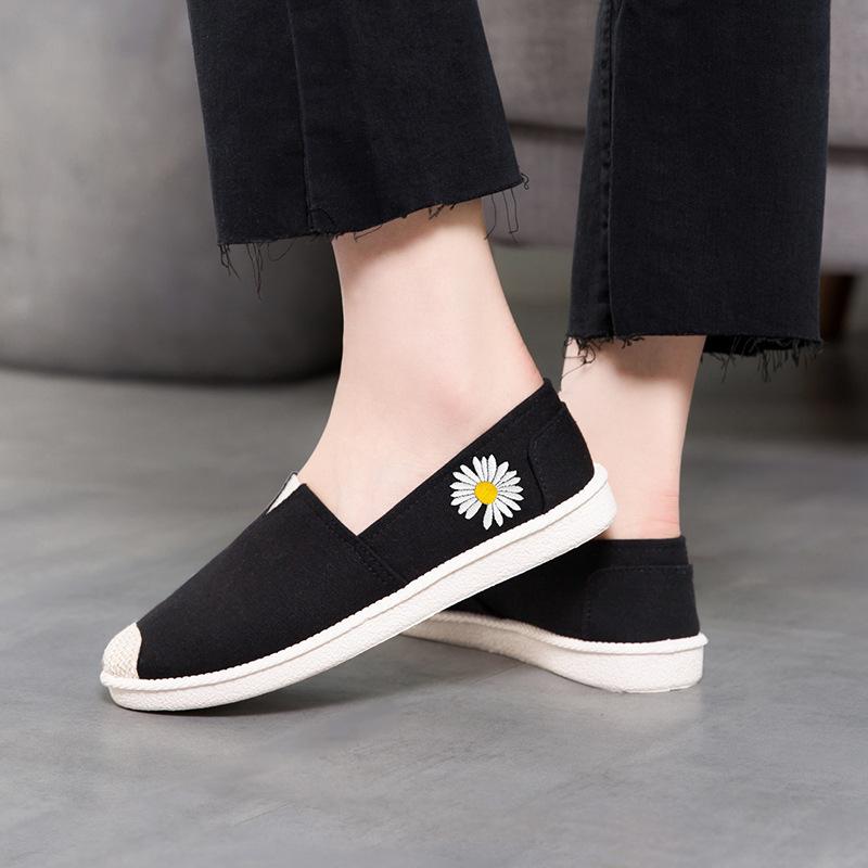 Damenmode Frühling Sommer Casual Flache Schuhe Round Toe Loafers Schuhe Fischer Bootsschuhe Damen Faule Hanfseil Weben Schuhe 38 von Joom DACH