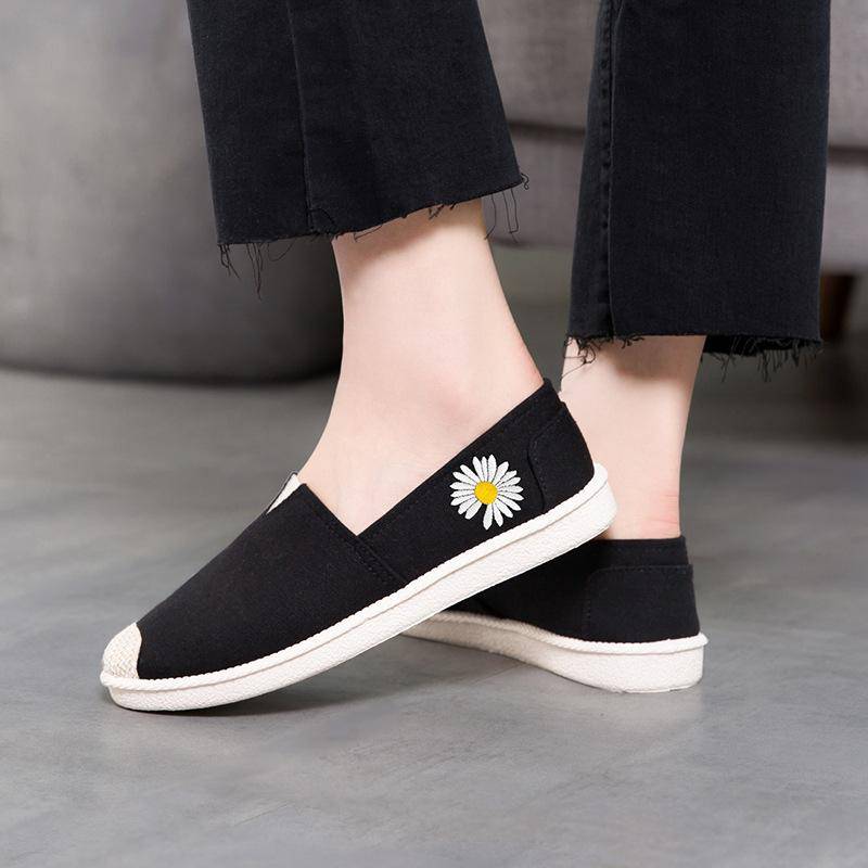Damenmode Frühling Sommer Casual Flache Schuhe Round Toe Loafers Schuhe Fischer Bootsschuhe Damen Faule Hanfseil Weben Schuhe 38 von Joom DACH