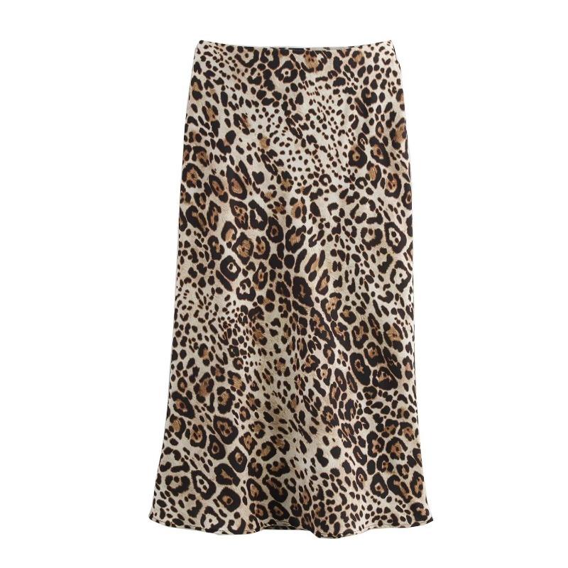 Damenmode Satin Solid Plissee Midirock Vintage Mittlere elastische Taille Weiblich Chic Dame Röcke Elegante A-Linie Slim Fit Damen Langer Rock 25954 L von Joom DACH