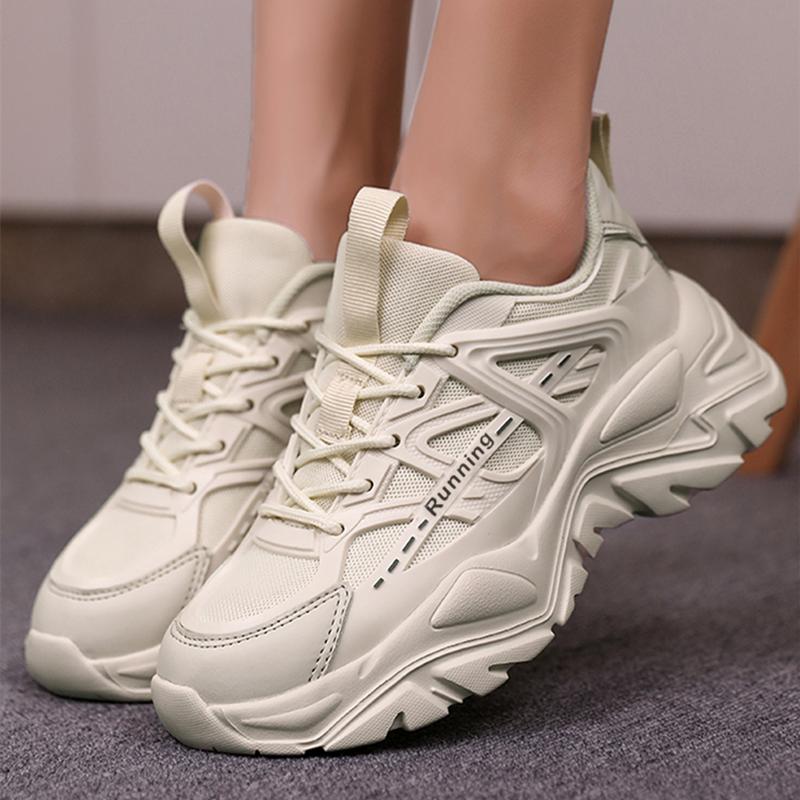 Damenmode Schnürschuhe Atmungsaktive Outdoor-Trainings-Wanderschuhe Damen rutschfeste Höhe Erhöhte Wanderschuhe Plus 35 weiß Damenmode Schnürschuhe Atmungsaktive Outdoor-Trainings-Wanderschuhe Damen rutschfeste Höhe Erhöhte Wanderschuhe Plus 35 weiß von Joom DACH