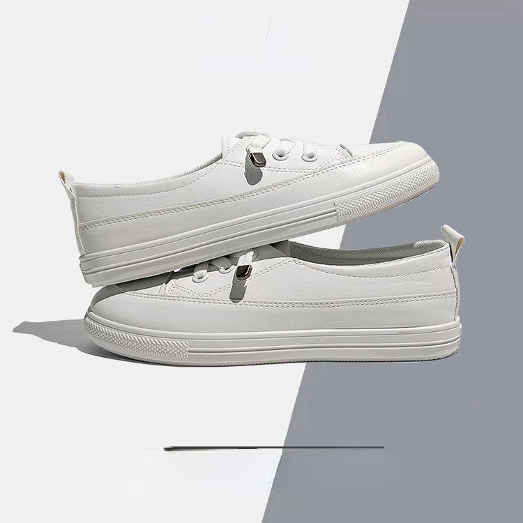 Damenschuhe Komfort Atmungsaktiv Weiße Schuhe Damen Rutschfest Schnür-Sneakers Damen Mode Mesh Freizeit Sportschuhe Zapatos 35 von Joom DACH