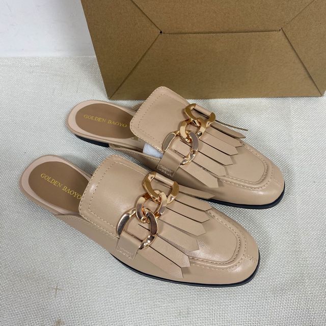 Damenschuhe Modekette Damen Sommer Pantoletten Freizeit Slip-On Draußen Tragen Weibliche Slides Square Heel Quaste Frauen Hausschuhe 41 von Joom DACH