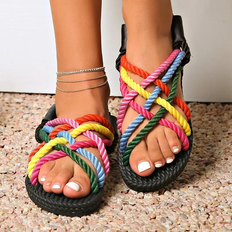 Damenschuhe Peeptoe Damen Sandalen Mode Schmaler Riemen Alltagssandalen Damen Neu Übergröße Bestseller Flache Sandalen 42 von Joom DACH