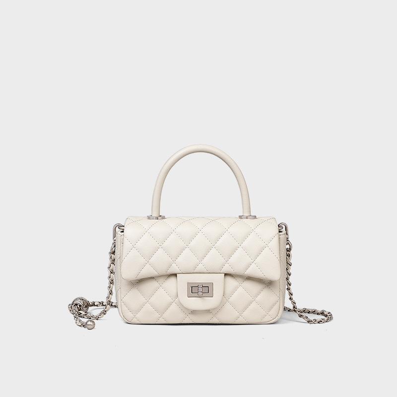 Damentasche Kettentasche Umhängetasche Hochwertige Sommermode Leichte Luxus Leder Schultertasche Kleine Quadratische Tasche von Joom DACH