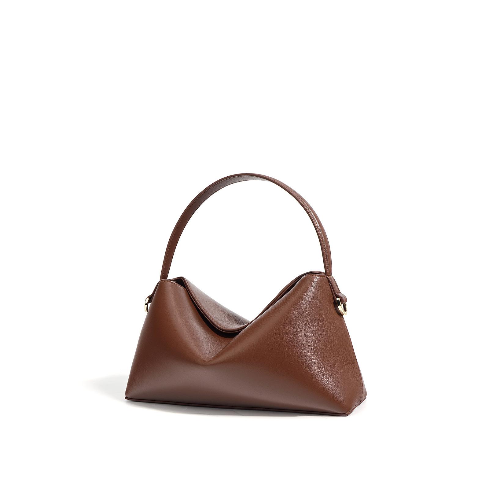 Damentasche aus Leder, Boston Bag, High-End-Feeling, Nischendesign, Handtasche, Schulter, Crossbody-Kissen-Tasche von Joom DACH