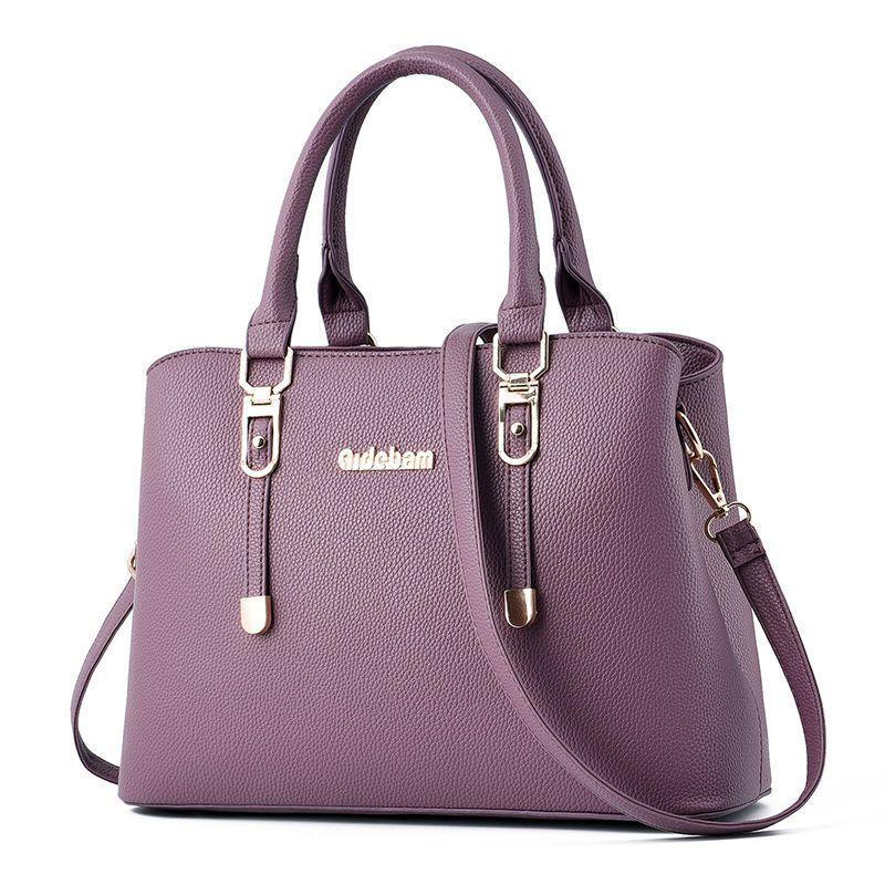 Damentaschen Große Kapazität Mutterpaket Mode Einfache Handtasche Damen Schulter Umhängetasche Großes Paket One size violett Damentaschen Große Kapazität Mutterpaket Mode Einfache Handtasche Damen Schulter Umhängetasche Großes Paket One size violett von Joom DACH