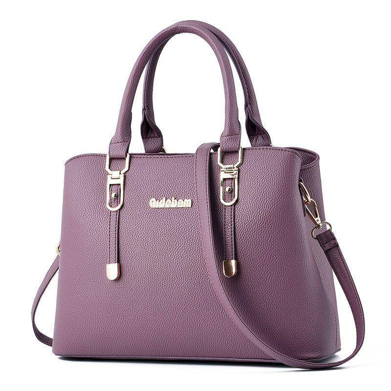 Damentaschen Große Kapazität Mutterpaket Mode Einfache Handtasche Damen Schulter Umhängetasche Großes Paket One size violett von Joom DACH