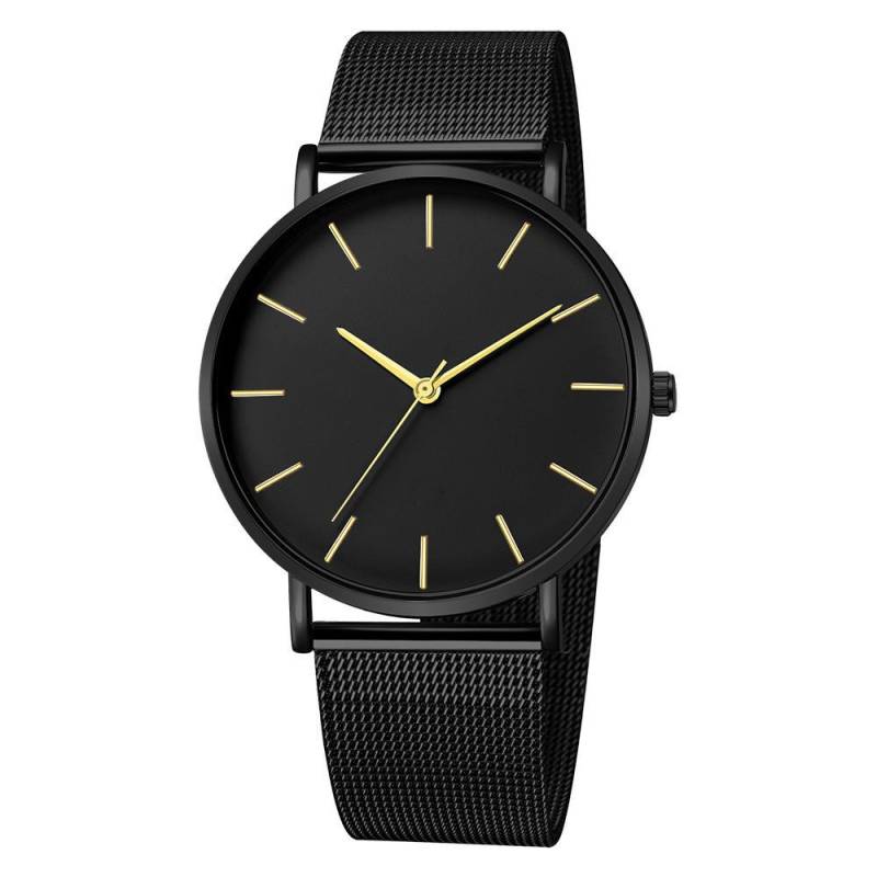 Damenuhr Roségold Femme 2021 Damen-Mesh-Gürtel ultradünne Mode-Luxus-Armbanduhren 11 von Joom DACH