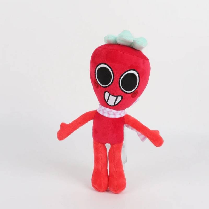 Dandy's World Plüschtiere Horrorspiel Dandys World Plushie Anime Goob Pebble Gefüllte Puppen Dekoration Kissen Weihnachtsgeschenke rot von Joom DACH