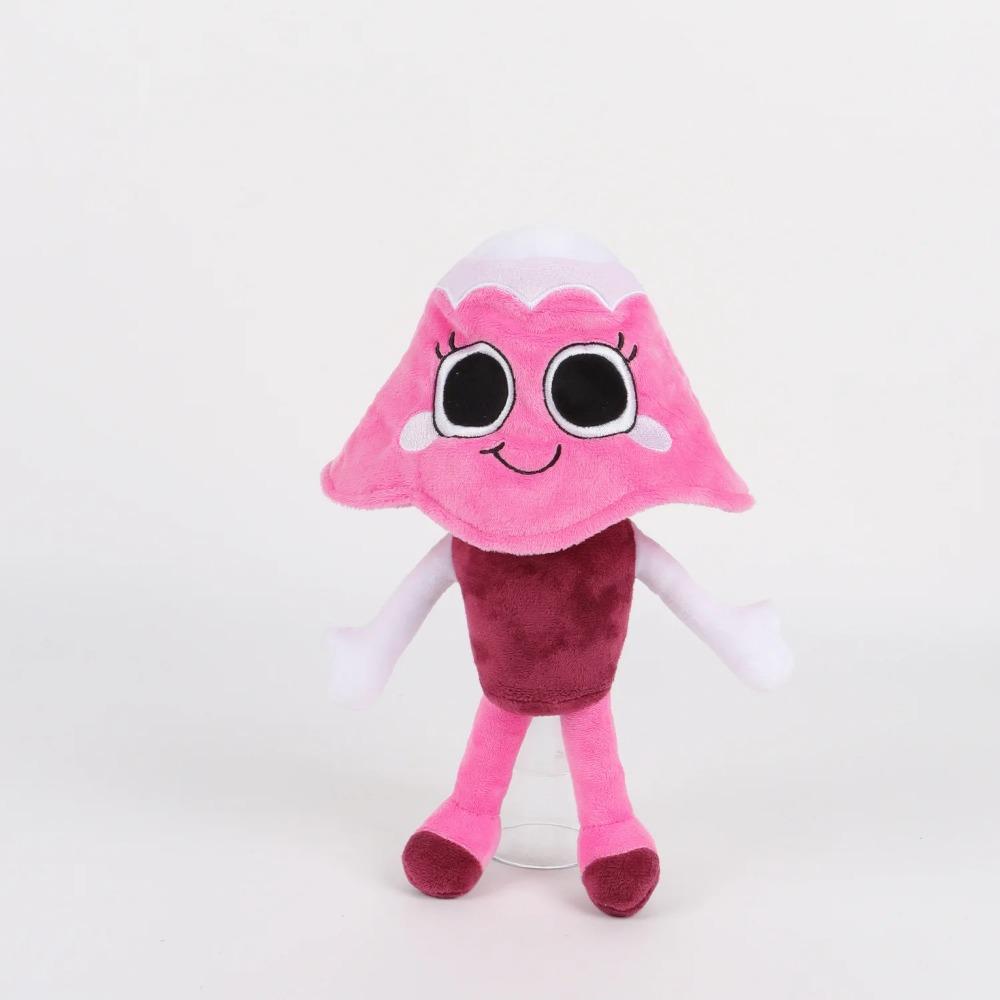 Dandy's World Plüschtiere Horrorspiel Dandys World Plushie Anime Goob Pebble Gefüllte Puppen Dekoration Kissen Weihnachtsgeschenke tief rosa von Joom DACH