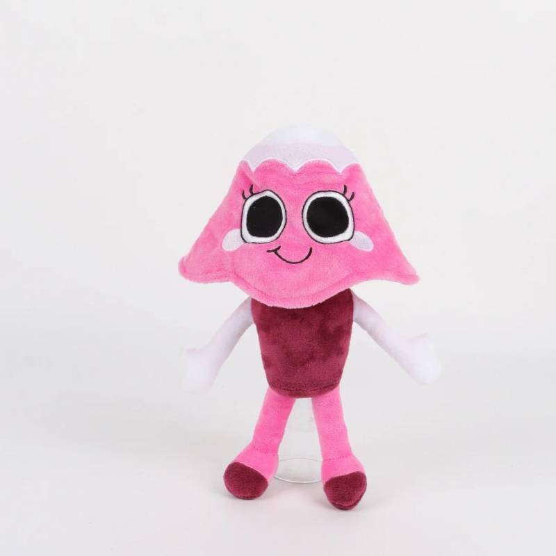 Dandy's World Plüschtiere Horrorspiel Dandys World Plushie Anime Goob Pebble Gefüllte Puppen Dekoration Kissen Weihnachtsgeschenke tief rosa von Joom DACH