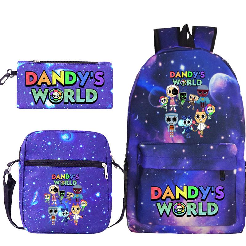 Dandys Welt bedruckte Mode Kinder Federmäppchen Umhängetasche dreiteiliges Set Grund- und Sekundarschule Schultasche No Specifications von Joom DACH