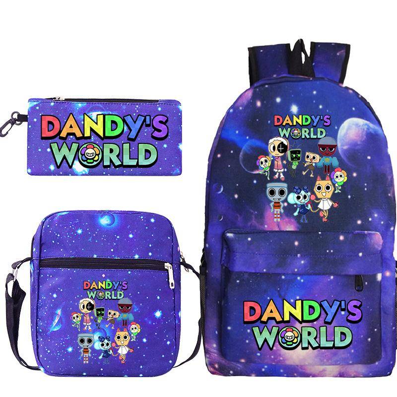 Dandys Welt bedruckte Mode Kinder Federmäppchen Umhängetasche dreiteiliges Set Grund- und Sekundarschule Schultasche No Specifications von Joom DACH
