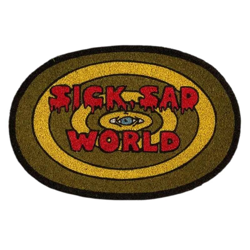 Daria Sick Sad World Fußmatte One Size schwarz von Joom DACH