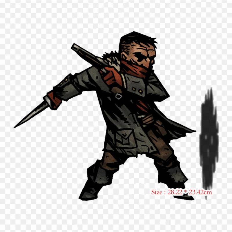 Darkest Dungeon Highwayman Darkest Dungeon Dungeon Cra Aufnäher aus Vinyl mit Wärmeübertragungsdruck, zum Aufbügeln, Aufkleber für Kleidung, DIY-Applikationen, waschbare Aufnäher von Joom DACH