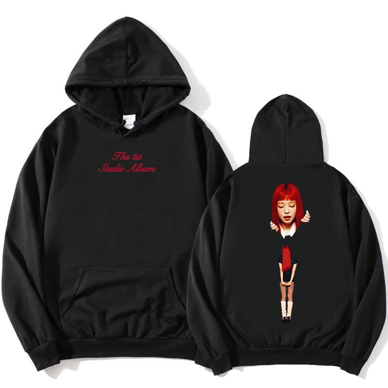 Das 1. Studioalbum Ruby Hoodie The Ruby Experience Jennie Sweatshirt Langarm Koreanischer Sänger Druck Pullover Damen Kapuzenpullover S von Joom DACH