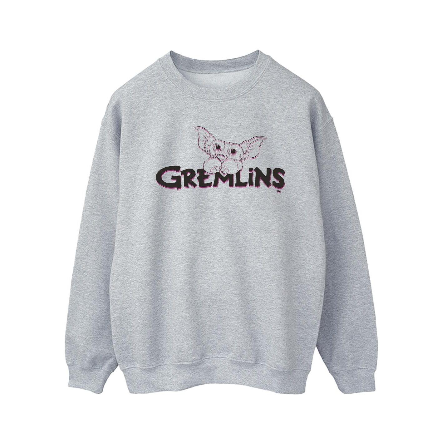 Das Gremlins Herren-Sweatshirt mit Logo-Linie XXL grau Das Gremlins Herren-Sweatshirt mit Logo-Linie XXL grau von Joom DACH