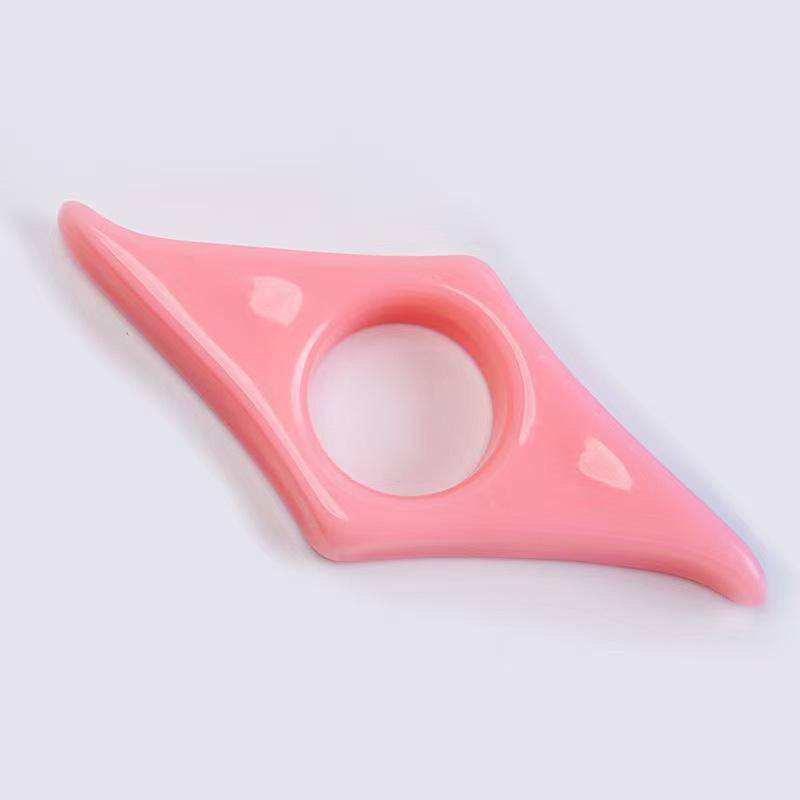 Daumen-Buchhalter aus Acryl & Lesezeichen-Lesehilfe rosa von Joom DACH