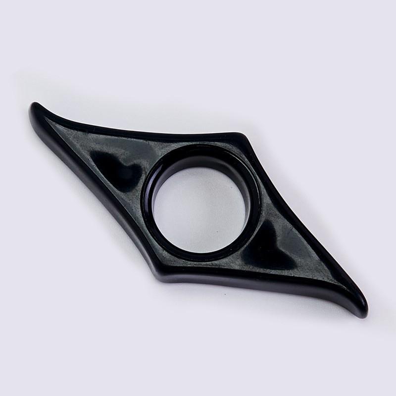 Daumen-Buchhalter aus Acryl & Lesezeichen-Lesehilfe schwarz von Joom DACH