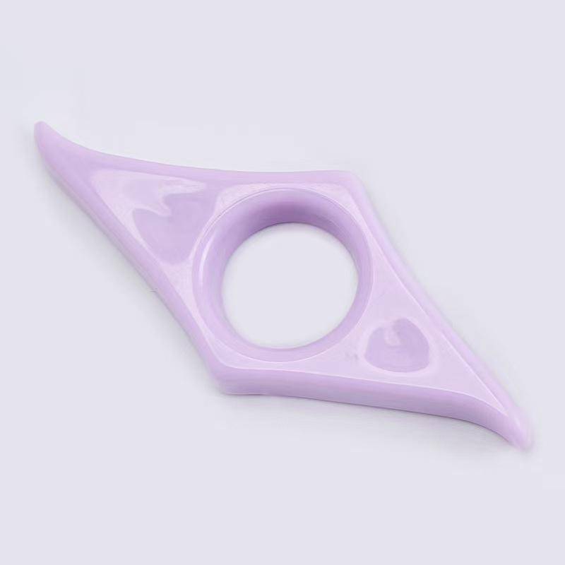 Daumen-Buchhalter aus Acryl & Lesezeichen-Lesehilfe violett von Joom DACH