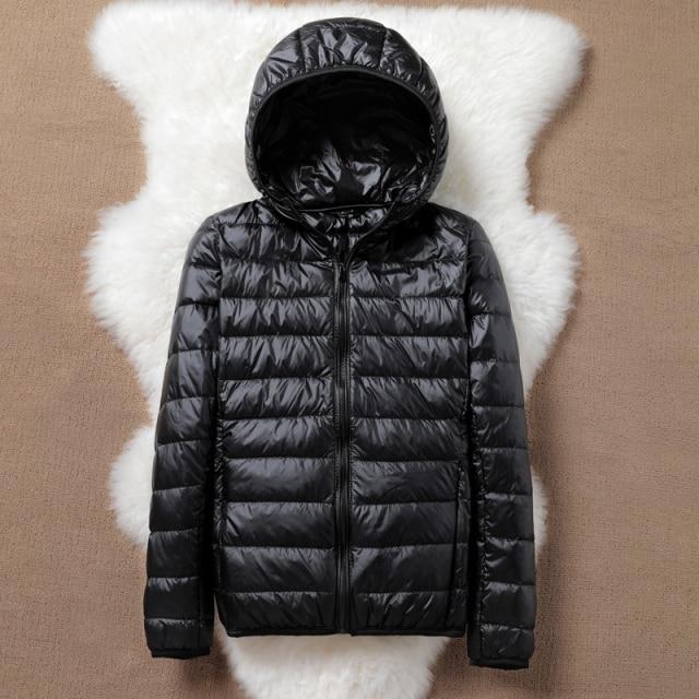 Daunenjacke Damen Mantel Herbst Winter Jacken für warme Steppparka Damen und leichte Damen Ultraleichte Kapuze 7XL von Joom DACH
