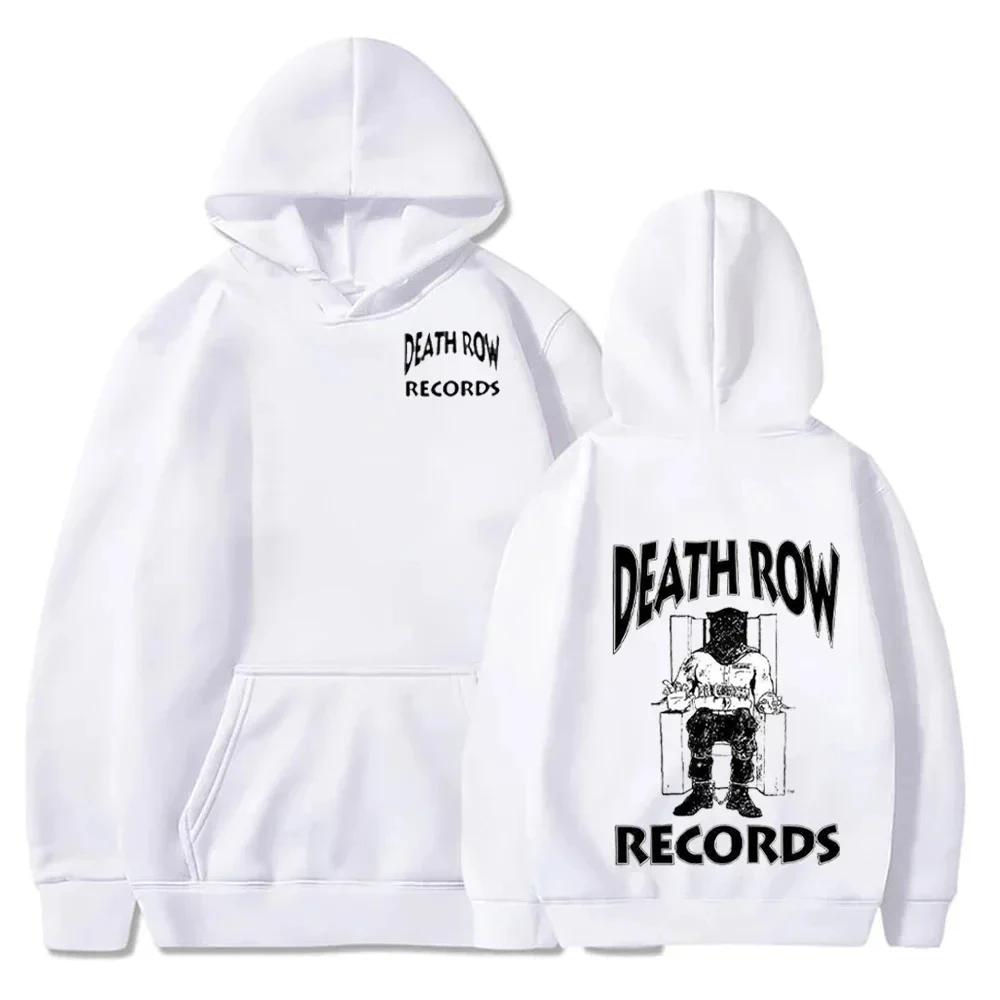 Death Row Records Hoodies Frühling Herbst Fleece Hoodie Pullover Mode Herren Damen Locker Kapuzenpullover Top XL von Joom DACH