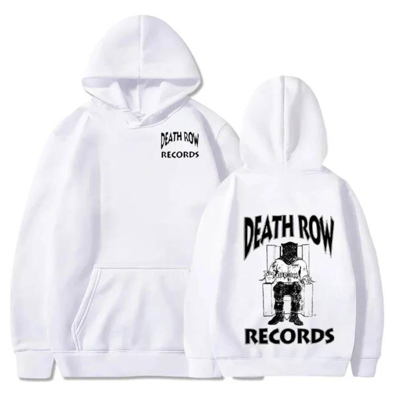 Death Row Records Hoodies Frühling Herbst Fleece Hoodie Pullover Mode Herren Damen Locker Kapuzenpullover Top XL von Joom DACH
