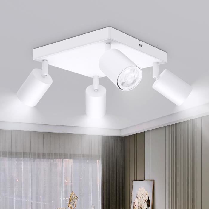 Deckenleuchte - Kambo - 4 Spots - Weiß - Modern - GU10 weiß Deckenleuchte - Kambo - 4 Spots - Weiß - Modern - GU10 weiß von Joom DACH