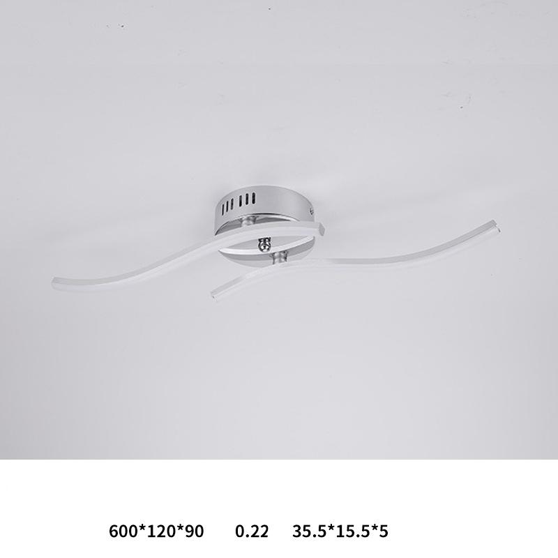 Deckenleuchte Nordic Moderne LED-Lampe Wohnzimmer Esszimmer Schlafzimmer Lichter Deckenleuchter C weiß von Joom DACH