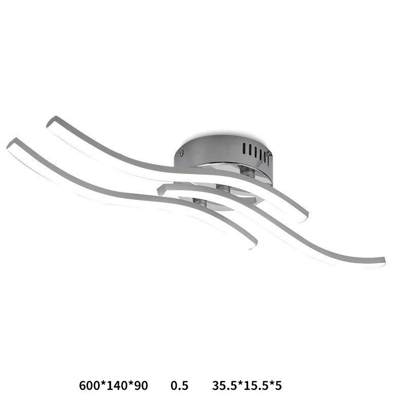 Deckenleuchte Nordic Moderne LED-Lampe Wohnzimmer Esszimmer Schlafzimmer Lichter Deckenleuchter D weiß von Joom DACH