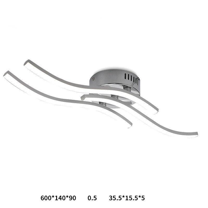 Deckenleuchte Nordic Moderne LED-Lampe Wohnzimmer Esszimmer Schlafzimmer Lichter Deckenleuchter D weiß von Joom DACH