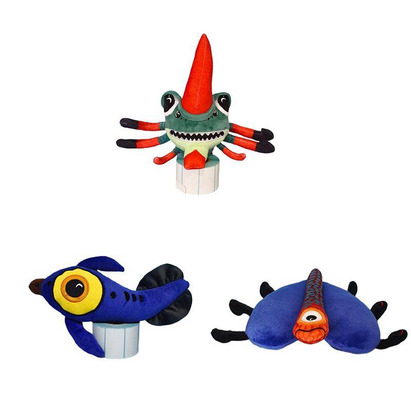 Tiefseeabenteuer Plüschtier Spiel Sammlerstück Stofftier Kristallweiches Material Teenager-Geschenk 23cm blau von Joom DACH