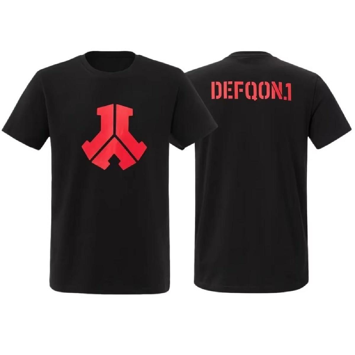 Defqon 1 Where Legends Rise T-Shirt Herren Damen Kurzarm Baumwoll-T-Shirts Retro Hip Hop Streetwear Marke Tops Sommer Herrenbekleidung XXXL schwarz von Joom DACH