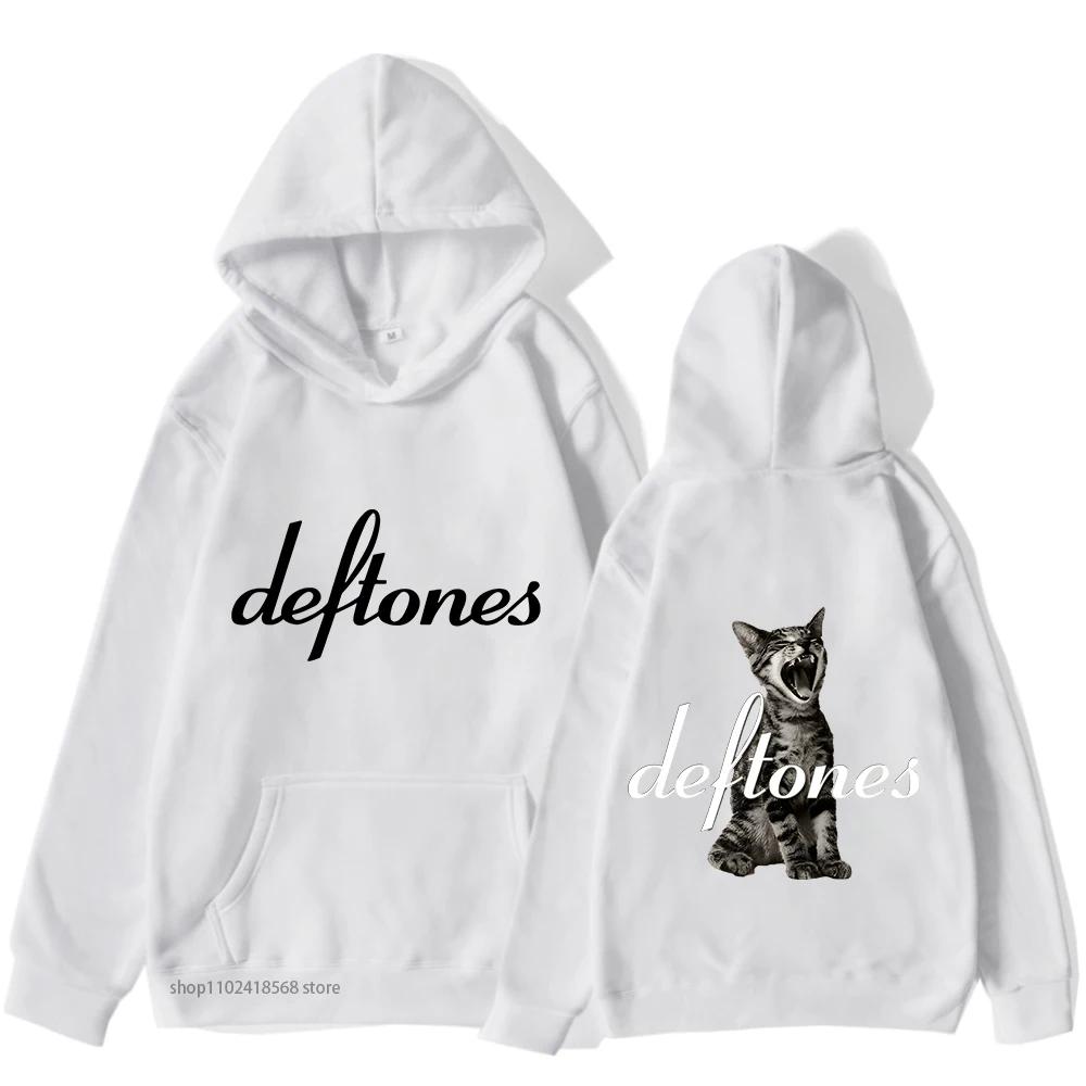 Deftones Kapuzenpullover Herren Around The Fur Tour Band Sweatshirt Damen Retro Grunge Streetwear Unisex Langarm Kleidung M von Joom DACH