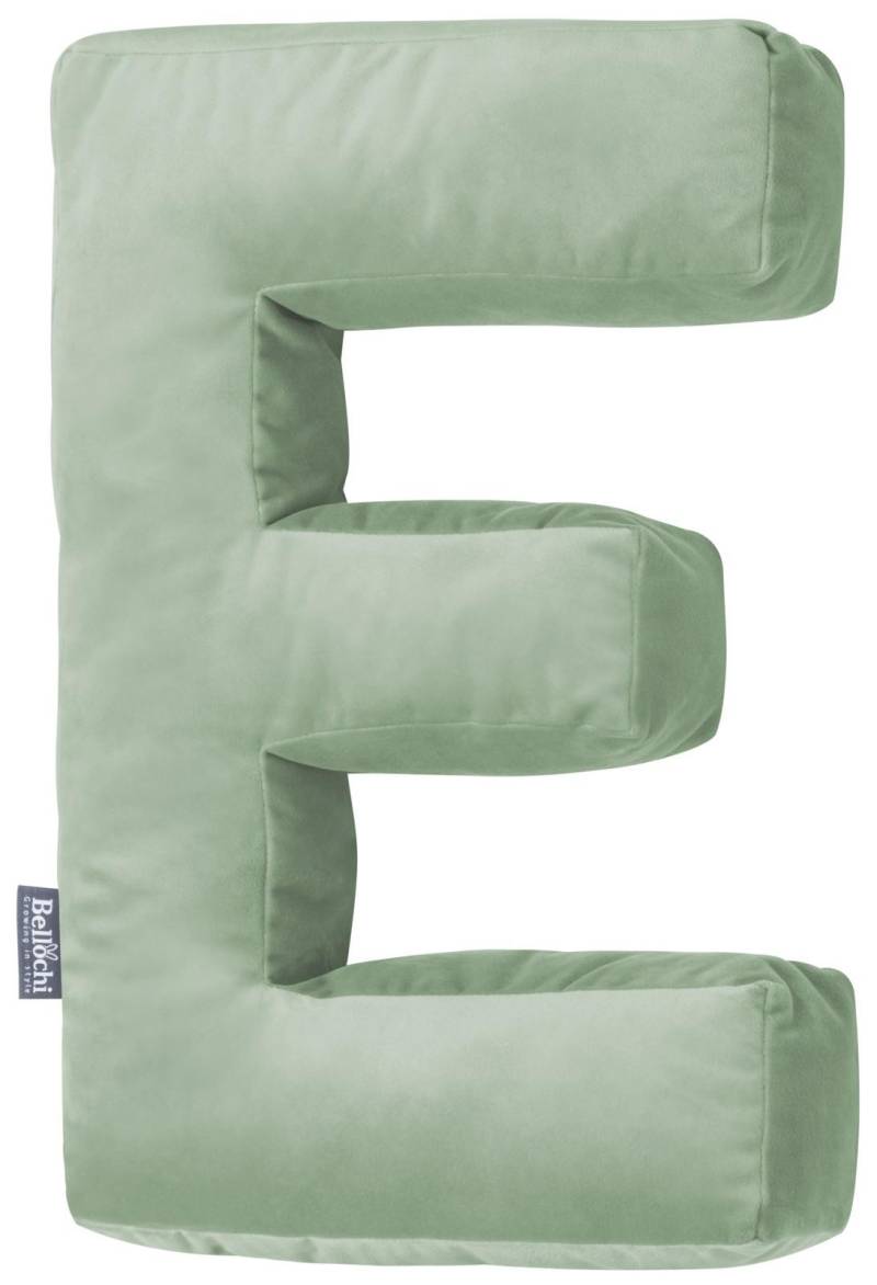 Dekoratives Kissen in Form eines Buchstabens „E“, oliv von Joom DACH