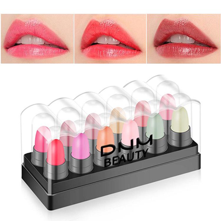 Delicate Woman Feuchtigkeitsspendend 12 Stück BIOAOUA Dauerhafter wasserfester langer Lippenstift klebriger kosmetischer Nicht-Lippenstift von Joom DACH