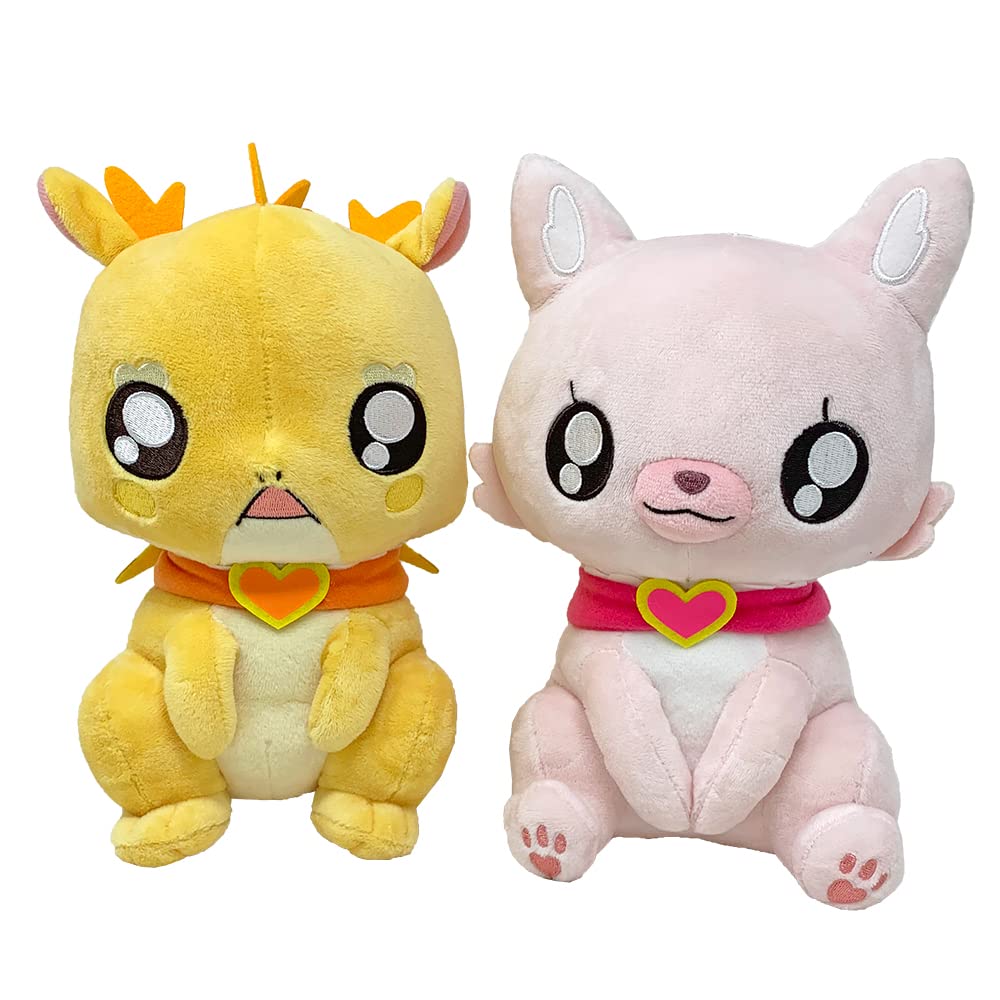 Delicious Party PreCure Großes Plüschtier, 2er-Set mit 2 Arten, 23 cm, Come Come Menmen, ca. von Joom DACH