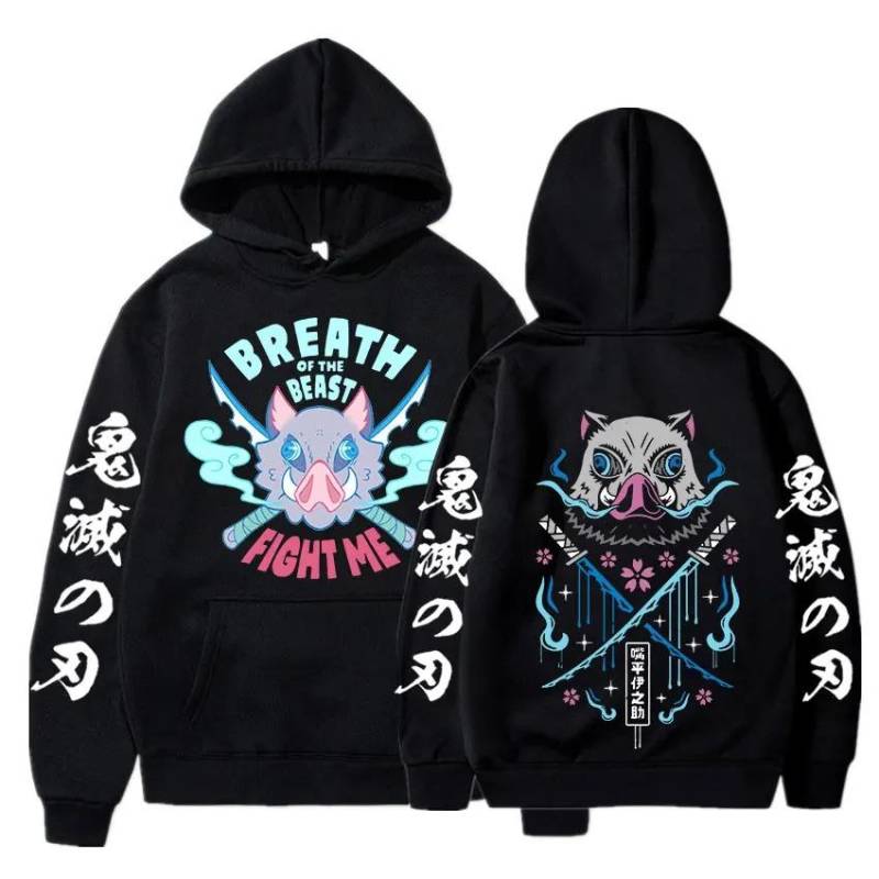 Demon Slayer Anime Kapuzenpullover Hashibira Inosuke Bedruckt Herren Damen Hoodies Bequemes Übergroßes Sweatshirt Harajuku Mlae Streetwear L schwarz/blau Demon Slayer Anime Kapuzenpullover Hashibira Inosuke Bedruckt Herren Damen Hoodies Bequemes Übergroßes Sweatshirt Harajuku Mlae Streetwear L schwarz/blau von Joom DACH