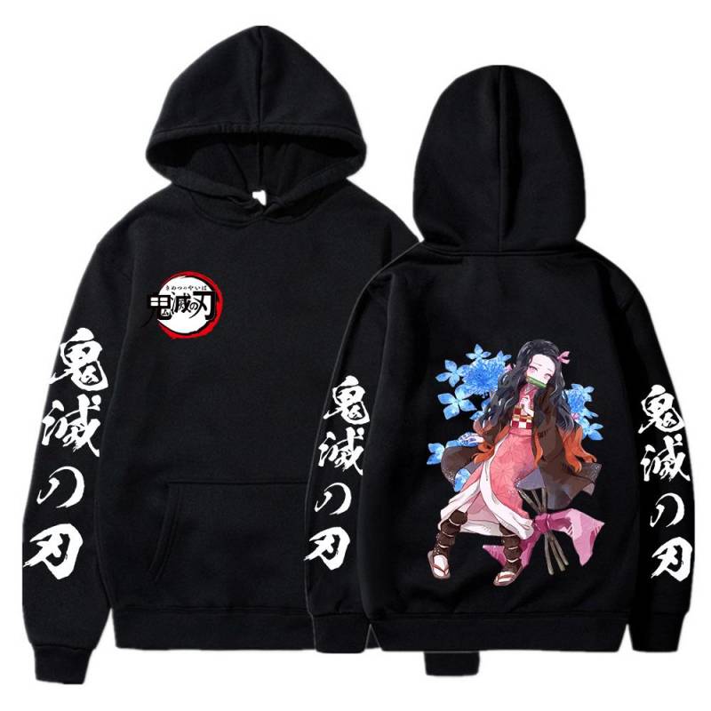 Demon Slayer Anime Kleidung Kamado Nezuko Hoodies Pullover Männer Frauen Winter Warme Mode Streetwear Mit Kapuze Sweatshirts XL schwarz Demon Slayer Anime Kleidung Kamado Nezuko Hoodies Pullover Männer Frauen Winter Warme Mode Streetwear Mit Kapuze Sweatshirts XL schwarz von Joom DACH