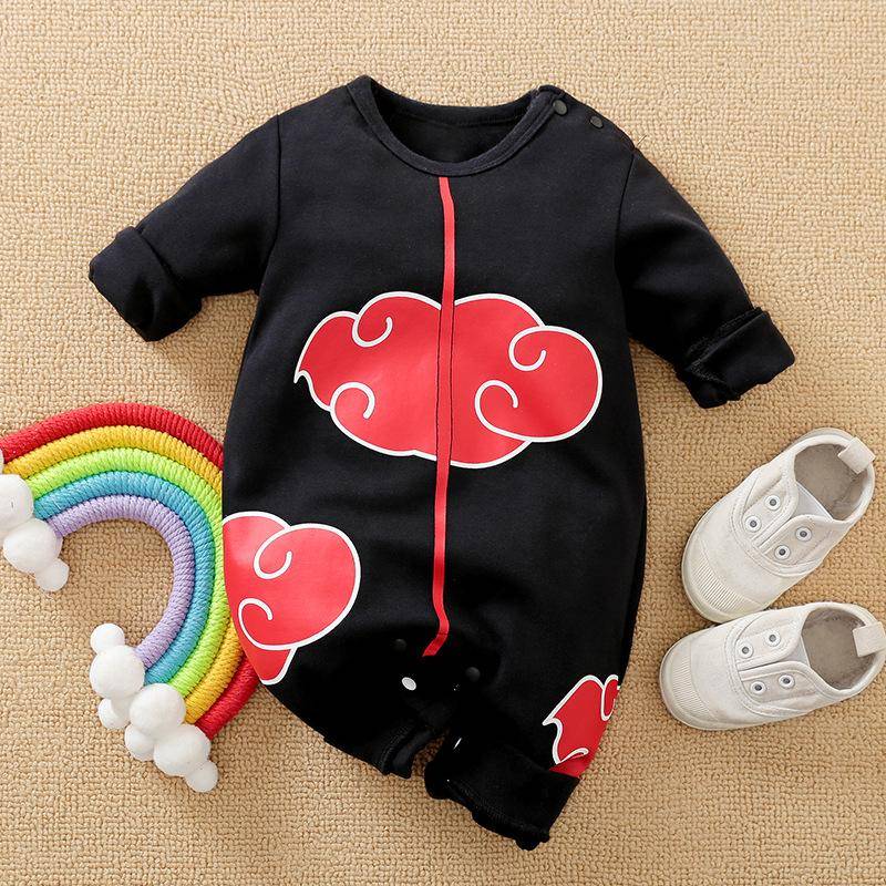 Demon Slayer Cosplay Kostüm Baby Kleidung Kinder Cartoon Anime Strampler Junge Mädchen Chrismats Halloween Baby Cosplay Colthes Säugling Baby Overall Overalls 66cm von Joom DACH