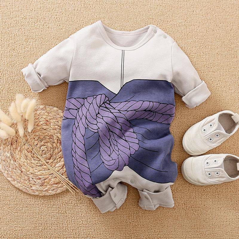Demon Slayer Cosplay Kostüm Baby Kleidung Kinder Cartoon Anime Strampler Junge Mädchen Chrismats Halloween Baby Cosplay Colthes Säugling Baby Overall Overalls 66cm von Joom DACH