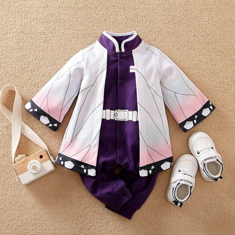 Demon Slayer Cosplay Kostüm Baby Kleidung Kinder Cartoon Anime Strampler Junge Mädchen Chrismats Halloween Baby Cosplay Colthes Säugling Baby Overall Overalls 73 von Joom DACH