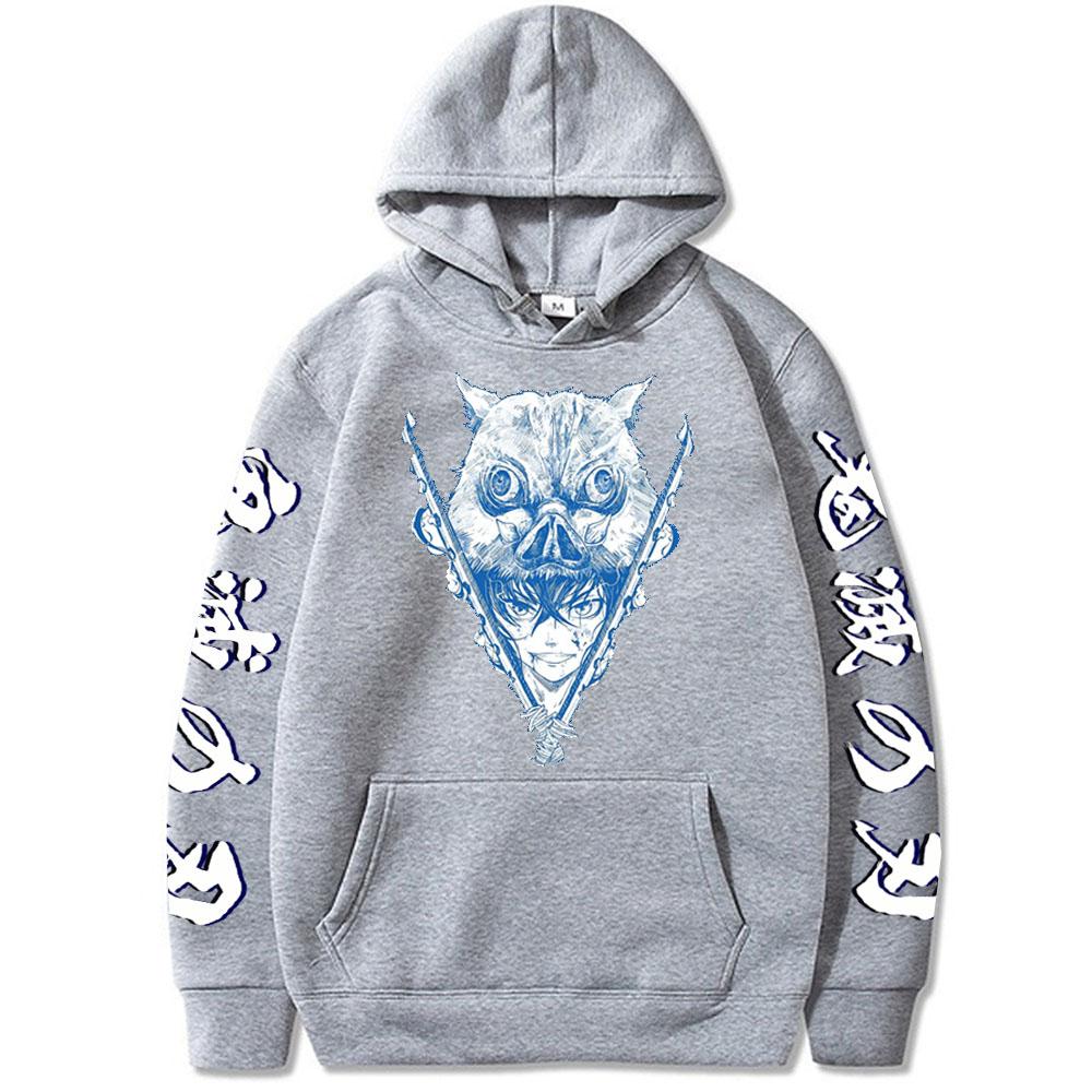 Demon Slayer Japan Anime Langarm Hoodies Männer Frauen Harajuku Hashibira Inosuke Breath Of The Beast Print Übergroßes Sweatshirt S graue Demon Slayer Japan Anime Langarm Hoodies Männer Frauen Harajuku Hashibira Inosuke Breath Of The Beast Print Übergroßes Sweatshirt S graue von Joom DACH