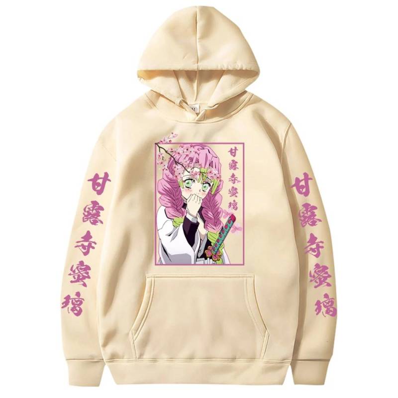 Demon Slayer Kanroji Mitsuri Japan Anime Bedruckte Damen Hoodies Sweatshirts Harajuku Damen Langarm Pullover M von Joom DACH