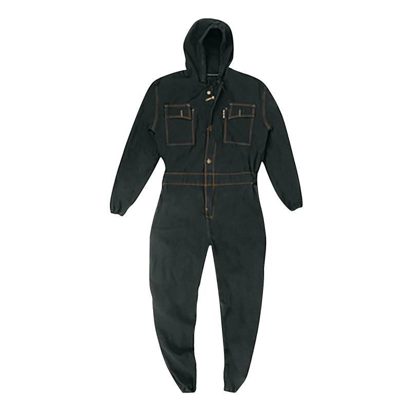Denim-Arbeitskleidung, atmungsaktiver Anzug, Arbeitskleidung für Männer und Frauen, Schweißen, Malen XL blau von Joom DACH