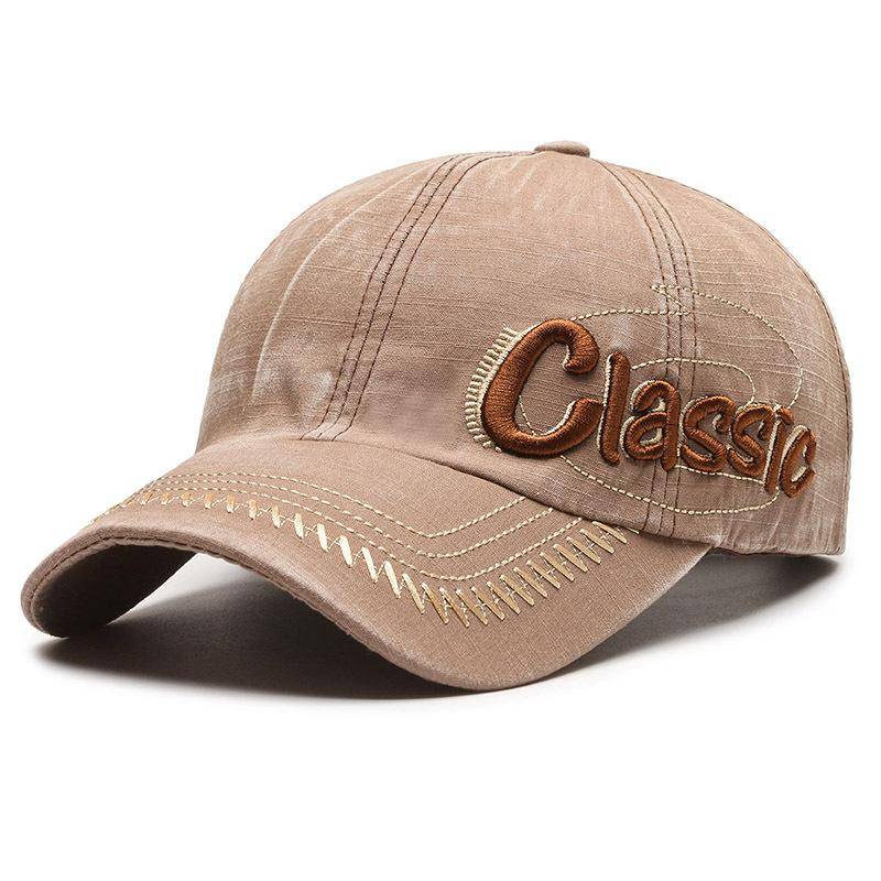 Denim Baseball Cap Männer Frauen Frühling Sommer Atmungsaktive Mütze Stickerei Snapback Hut Sonnenblende Hüte Angeln Hut Spitzen Kappe braun von Joom DACH