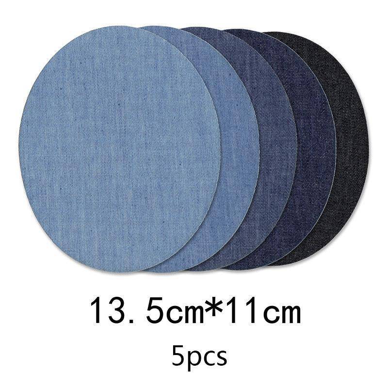 Denim Stücke DIY Bügeln Ellenbogen Flicken Reparatur Hosen Kleidung Flicken Jeans DIY Kleidung Nähen Stoff Rechteckig Oval Klebeflicken Aufkleber von Joom DACH