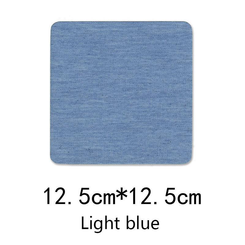 Denim Stücke DIY Bügeln Ellenbogen Flicken Reparatur Hosen Kleidung Flicken Jeans DIY Kleidung Nähen Stoff Rechteckig Oval Klebeflicken Aufkleber von Joom DACH