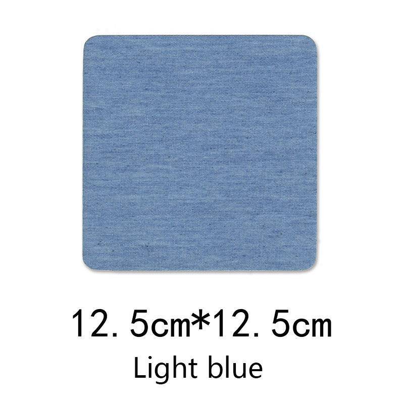 Denim Stücke DIY Bügeln Ellenbogen Flicken Reparatur Hosen Kleidung Flicken Jeans DIY Kleidung Nähen Stoff Rechteckig Oval Klebeflicken Aufkleber von Joom DACH